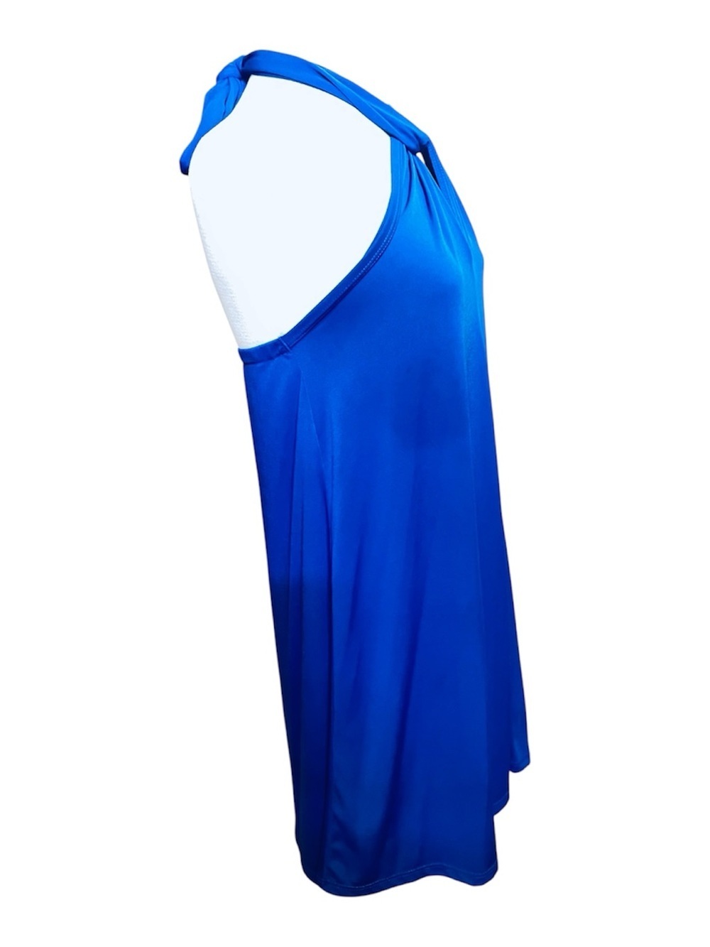 VENUS Royal Blue Halter Mini Dress, size Medium - Picture 6 of 6